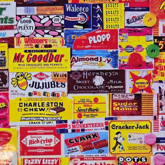 White Mountain Puzzles "Vintage Candy Wrappers" 1000 Piece Jigsaw Puzzle NWT - Picture 4 of 8